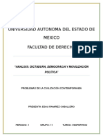 Dictadura, Democracia y Movilizacion Politica