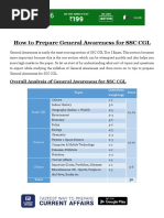 How To Prepare General Awareness For SSC CGL