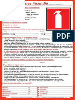 Affiche Consignes Incendie LEGIEST