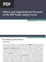 History and Organizational Structure of The PNP Public Safety Forces