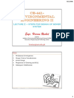 ENV ENG - " Design of Sewer System "