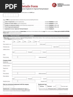 CT-03 Employment Details Form 11i