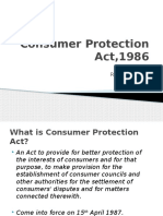 Consumer Protection Act, 1986