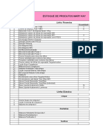 Controle de Estoque MK Setembro 2016