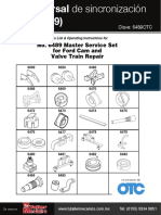 91 Kit Universal de Sincronizacion Ford 6489 Otc