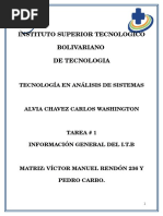 Informacion General Del Itb-Pedro Carbo Matriz