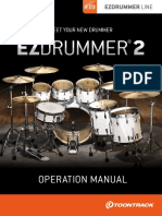 EZdrummer Operation Manual PDF