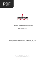 BCM 6.30.223.227 WLAN Release Note v0.1