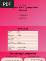 Disruptive Mood Dysregulation Disorder: Case Study