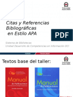 TALLER APA 2016 para Clase