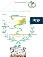 Accion Farmacologica de Las Drogas Vegetlaes