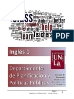 Ingles 1 - Depto PyPP - Lessons 1, 2, 3 and 4