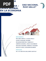 Crisis de La Burbuja Inmobiliaria Crisis Global de La Economia