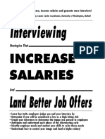 Interview Strategies The Increase Salaries