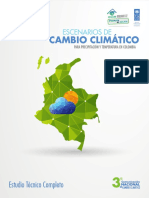 Escenarios de Cambio Climático