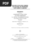 House Hearing, 112TH Congress - Education in The Nation: Examining The Challenges and Opportunities Facing America's Classrooms