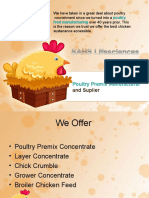 Poultry Premix Manufacturer