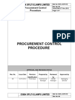 ESCL-SOP-012, Procurement Control Procedure