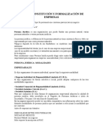 Guía de Constitución y Formalización de Empresas