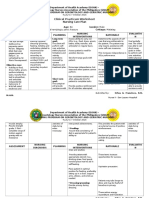 Clinical Practicum Worksheet: Nursing Care Plan