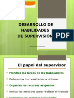 Desarrollo de Habilidades de Supervision