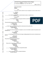 Distribution Management Quiz Test