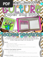 All About My Culture Paper Bag Book 