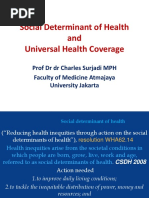 Social Determinant of Health and Universal Health Coverage