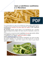 Sustitutos de La Pasta