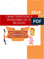 Características y Problemas de Tu Negocio