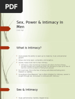 Presentation On Men & Intimacy