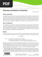 Isotonicity PDF