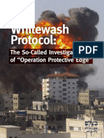 Whitewash Protocol: The So-Called Investigation of 'Operation Protective Edge'