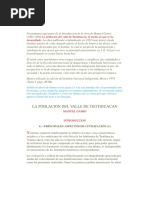 Manuel Gamio - La Población Del Valle de Teotihuacán - Principales Aspectos de Civilización