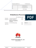 WCDMA Interference Processing Guide - Huawei