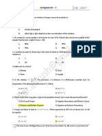 Process Calculations Assignment - 1