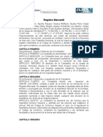 Acta Contitutiva de La Empresa