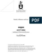 2005 T1 ACCT19064 Auditing Professional Practice