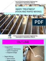 EAT 207 Lecture 6 Chapter 4 - Primary Treatment (Coagulation and Rapi