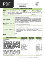 Formato Planeación Formación Cívica y Ética