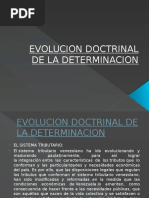 Evolucion Doctrinal de La Determinacion Contreras