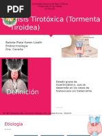 Tormenta Tiroidea