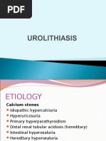 Urolithiasis