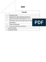 Mcom-1 Project Budgetary Control