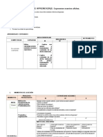 SESIÓN DE APRENDIZAJE Expresión 1° y 2°