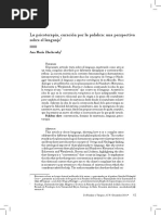 2014 La Psicoterapia Curación Por La Palabra Una Perspectiva Sobre El Lenguaje PDF