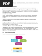 Unidad 1. Aproximación A La Construcción Del Conocimiento Científico