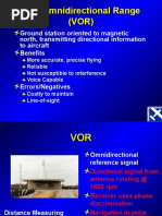 VHF Omnidirectional Range (VOR)