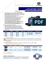 Datasheet 117 KW Diesel Generator 146 Kva 3 Phase Sdmo John Deere J120u