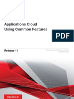 Oracle: Applications Cloud Using Common Features